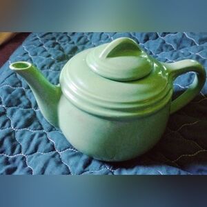 Vintage Green Nancy Calhoun Flamingo China Teapot